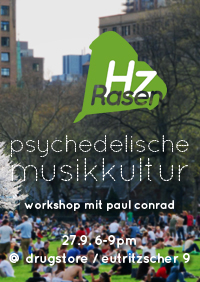 Flyer Psychedelische Musikkultur Workshop